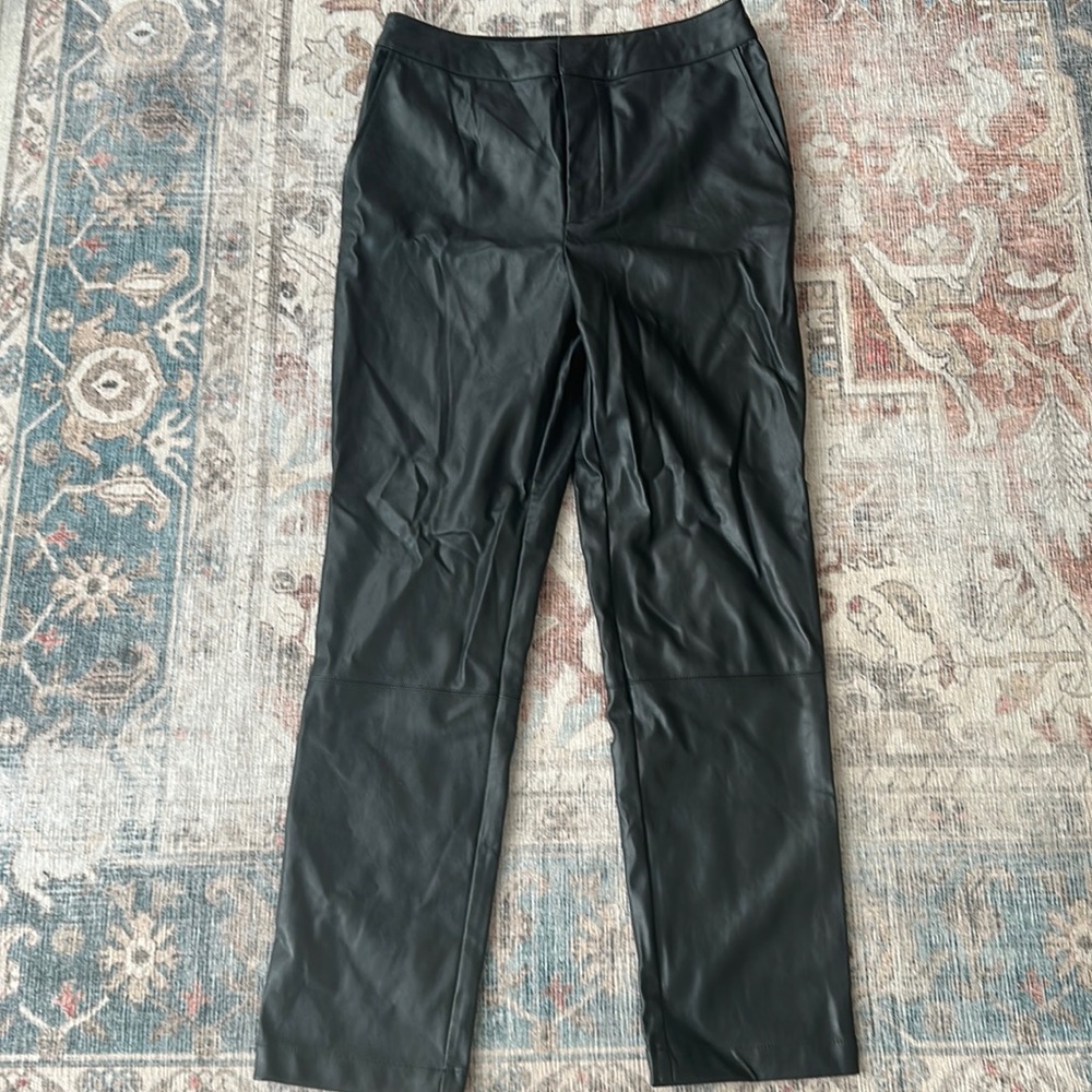 NWOT Express x negin mirsalehi women’s size 6 pleather trousers